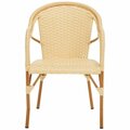 Safavieh California Outdoor Armchair, Natural, 2PK PAT7531A-SET2